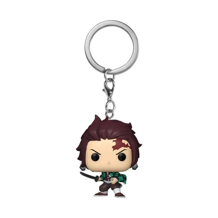 FUN61374 Demon Slayer - Tanjiro Pop! Keychain - Funko - Titan Pop Culture