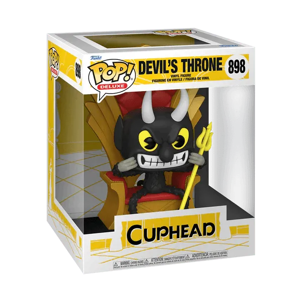FUN61416 Cuphead - Devil’s Throne Deluxe Pop! Vinyl - Funko - Titan Pop Culture