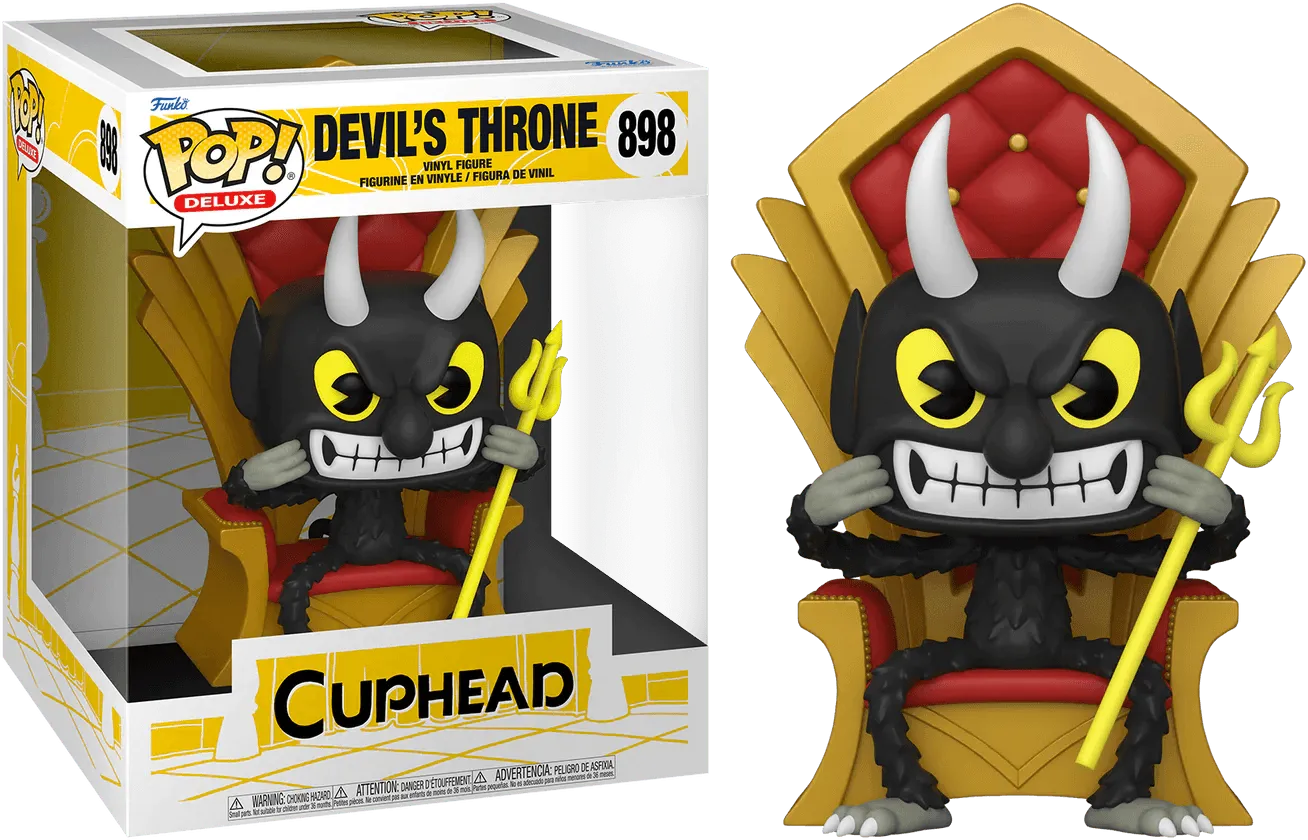 FUN61416 Cuphead - Devil’s Throne Deluxe Pop! Vinyl - Funko - Titan Pop Culture