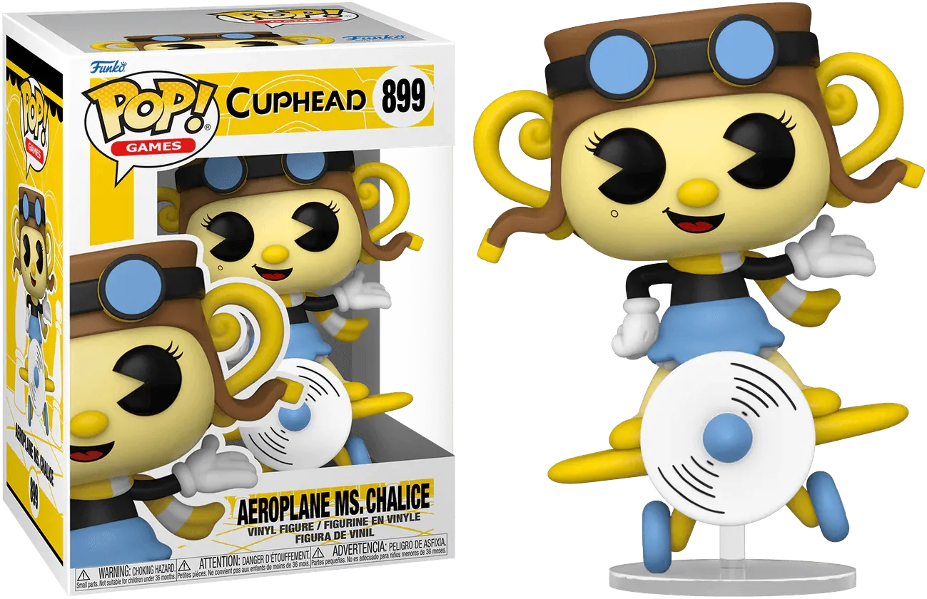 FUN61417 Cuphead - Aeroplane Ms. Chalice Pop! Vinyl - Funko - Titan Pop Culture
