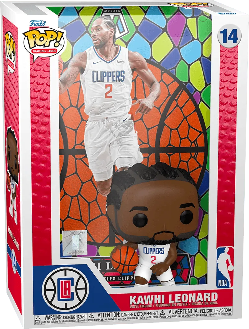 FUN61489 NBA - Kawhi Leonard (Mosaic) Pop! Trading Card - Funko - Titan Pop Culture