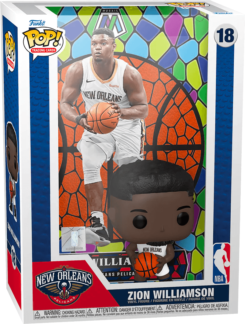 FUN61493 NBA - Zion Williamson (Mosaic) Pop! Trading Card - Funko - Titan Pop Culture