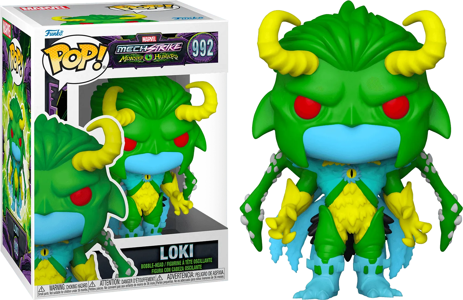 FUN61524 Marvel Mech Strike Monster Hunters - Loki Pop! Vinyl - Funko - Titan Pop Culture