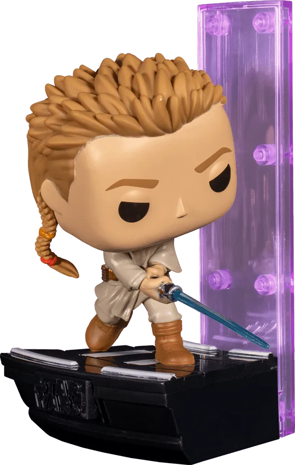 FUN62663 Star Wars - Duel of the Fates: Obi-Wan Kenobi US Exclusive Pop! Deluxe [RS] - Funko - Titan Pop Culture