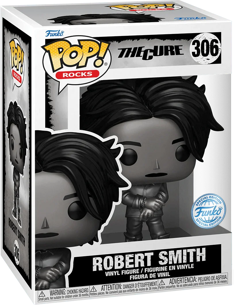 FUN63164 The Cure - Robert Smith Black Metallic US Exclusive Pop! Vinyl [RS] - Funko - Titan Pop Culture