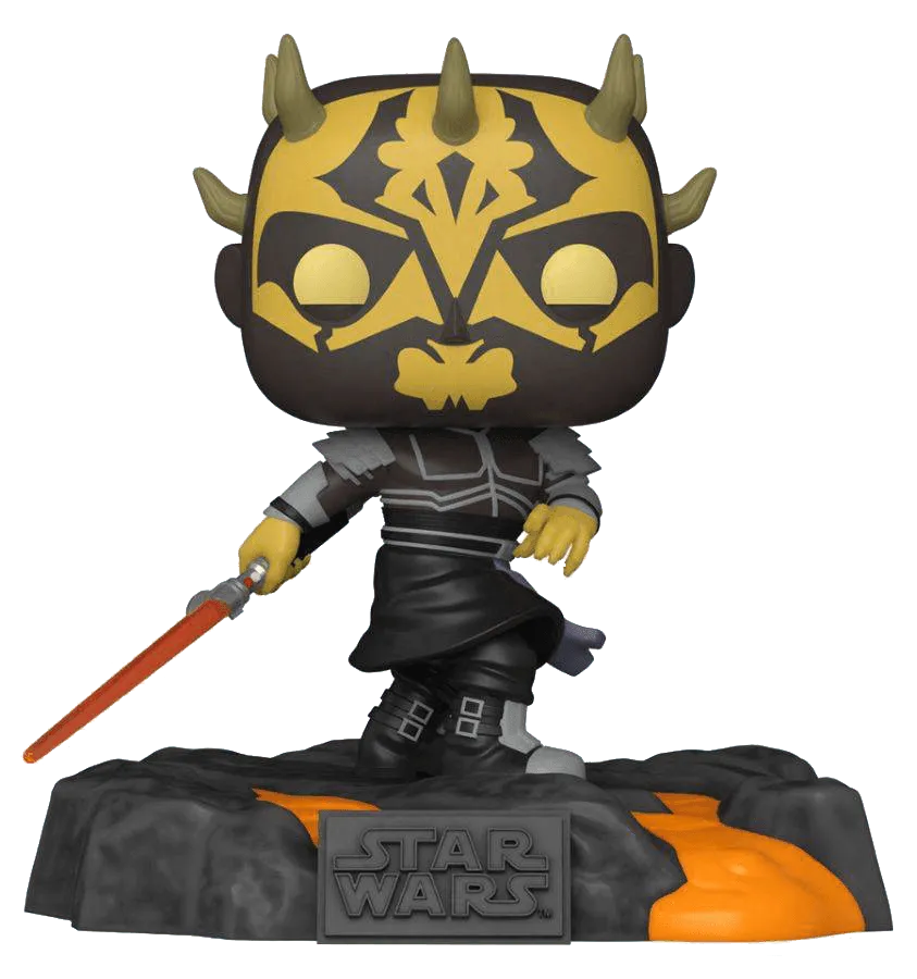 FUN63295 Star Wars - Red Saber Series: Savage Opress Glow US Exclusive Pop! Deluxe [RS] - Funko - Titan Pop Culture