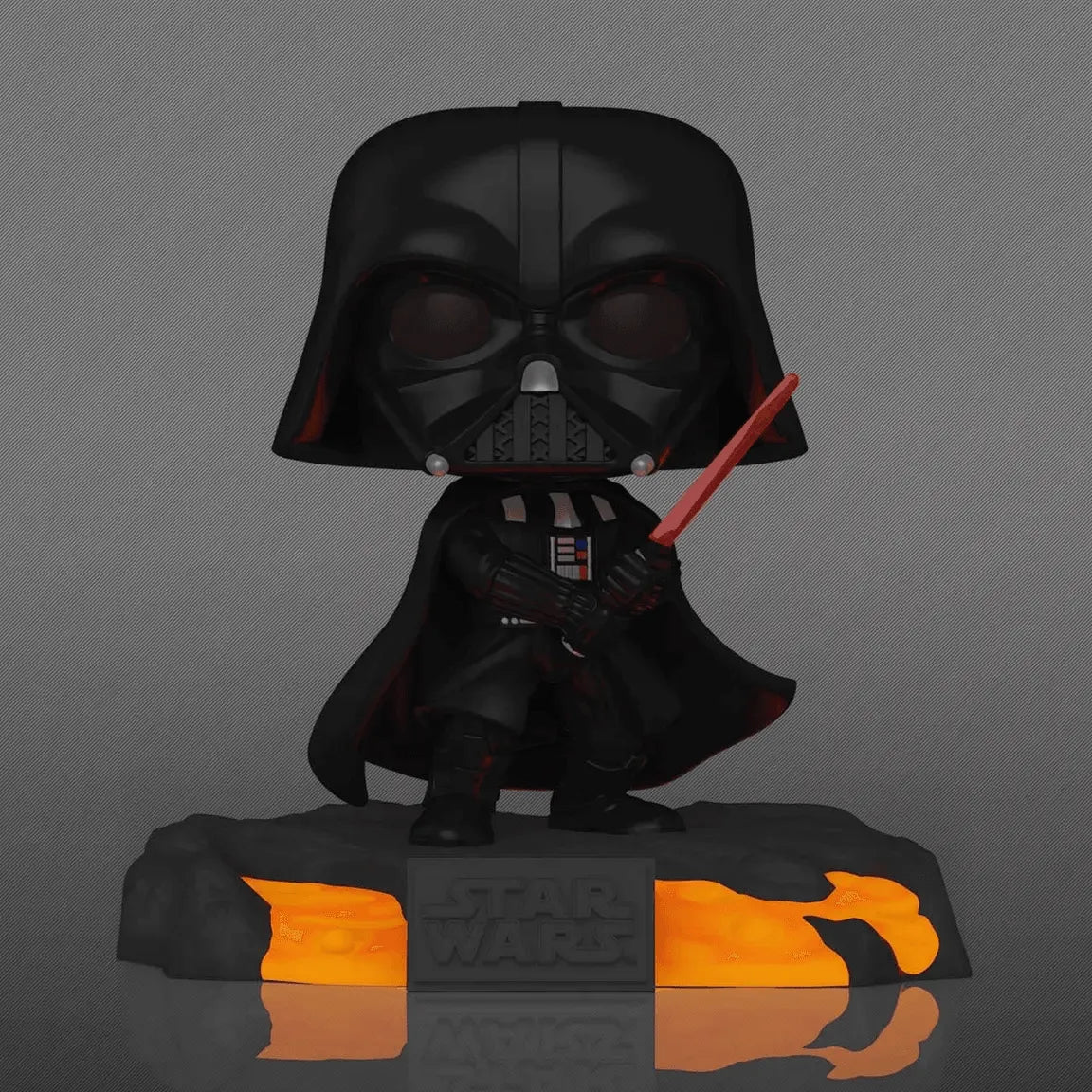 FUN63297 Star Wars - Red Saber Series Darth Vader Glow US Exclusive Deluxe Pop! Vinyl [RS] - Funko - Titan Pop Culture
