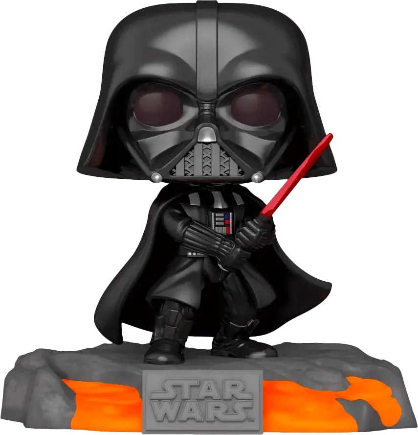 FUN63297 Star Wars - Red Saber Series Darth Vader Glow US Exclusive Deluxe Pop! Vinyl [RS] - Funko - Titan Pop Culture