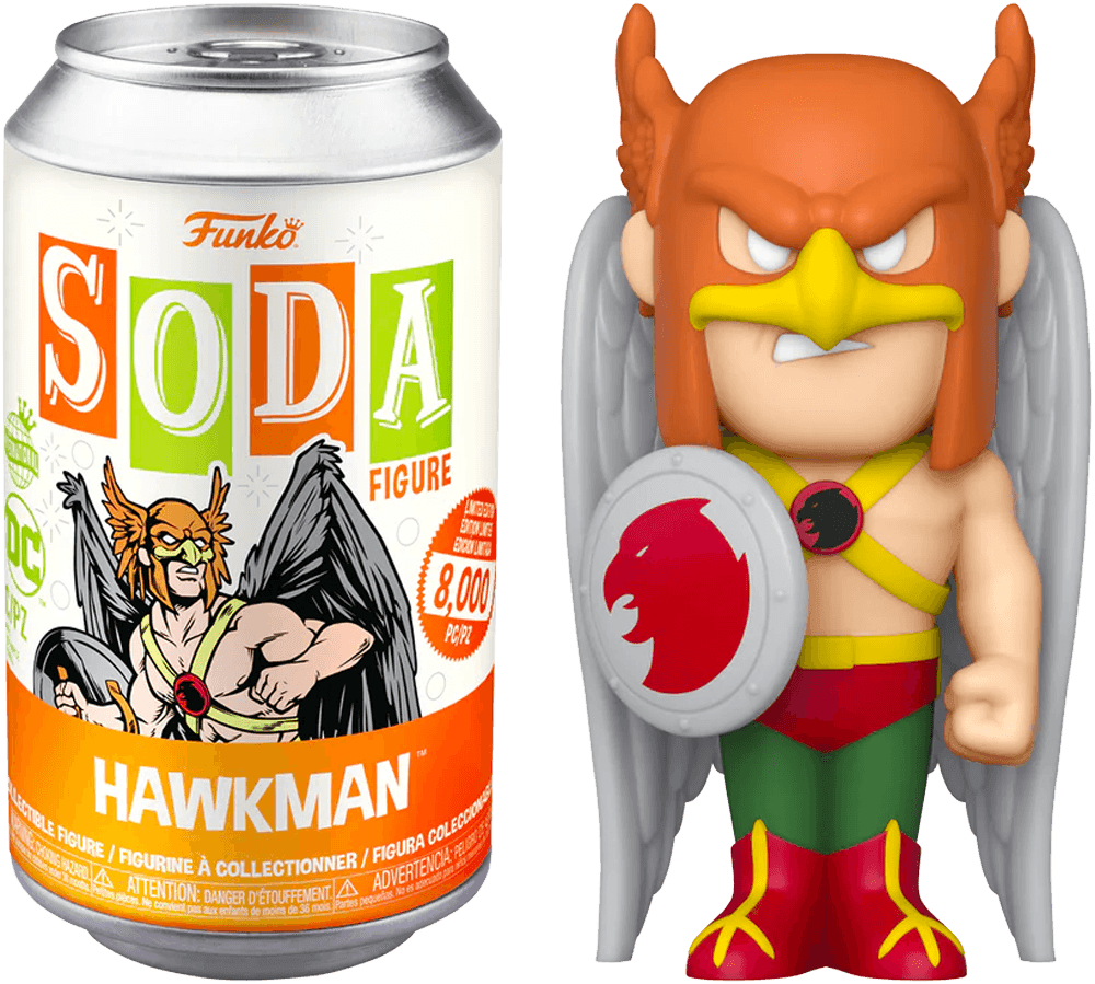 FUN63892 DC Comics - Hawkman (with chase) Vinyl Soda - Funko - Titan Pop Culture