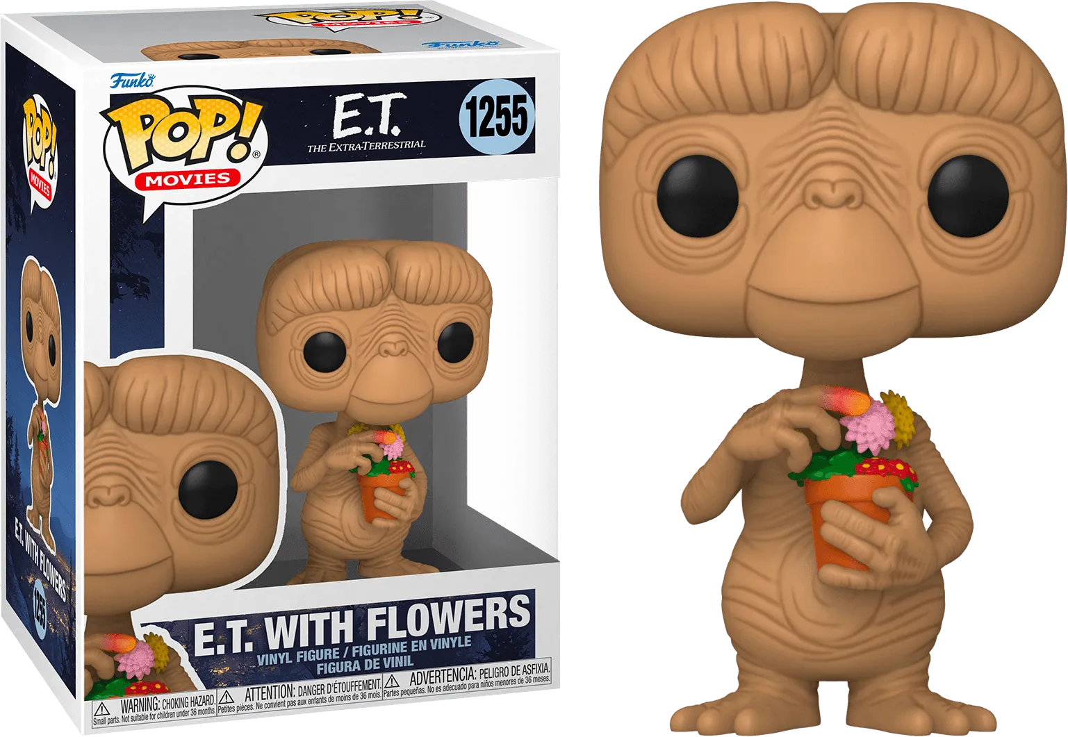FUN63992 E.T. the Extra-Terrestrial - E.T. with Flowers Pop! Vinyl - Funko - Titan Pop Culture