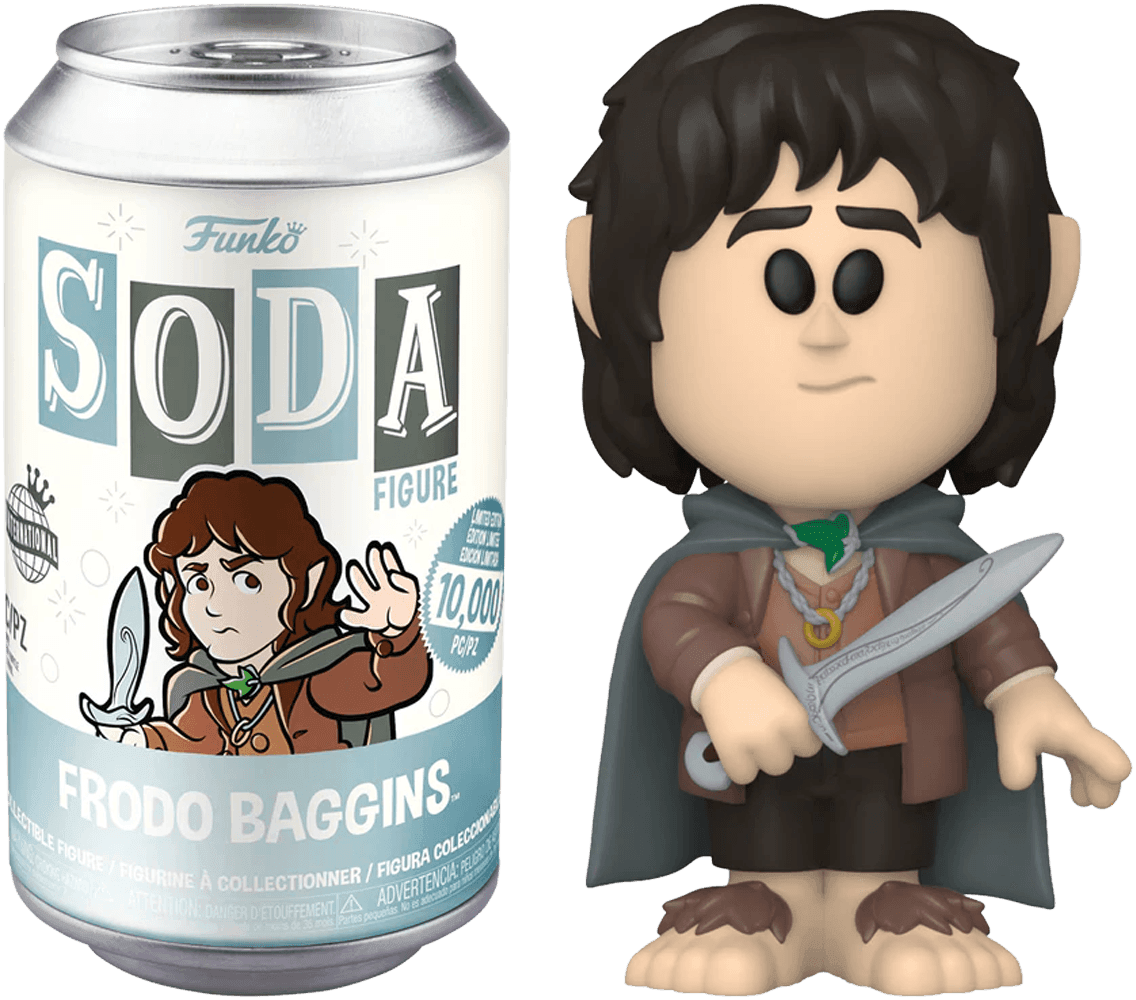 FUN64138 The Lord of the Rings - Frodo Baggins (with chase) Vinyl Soda - Funko - Titan Pop Culture