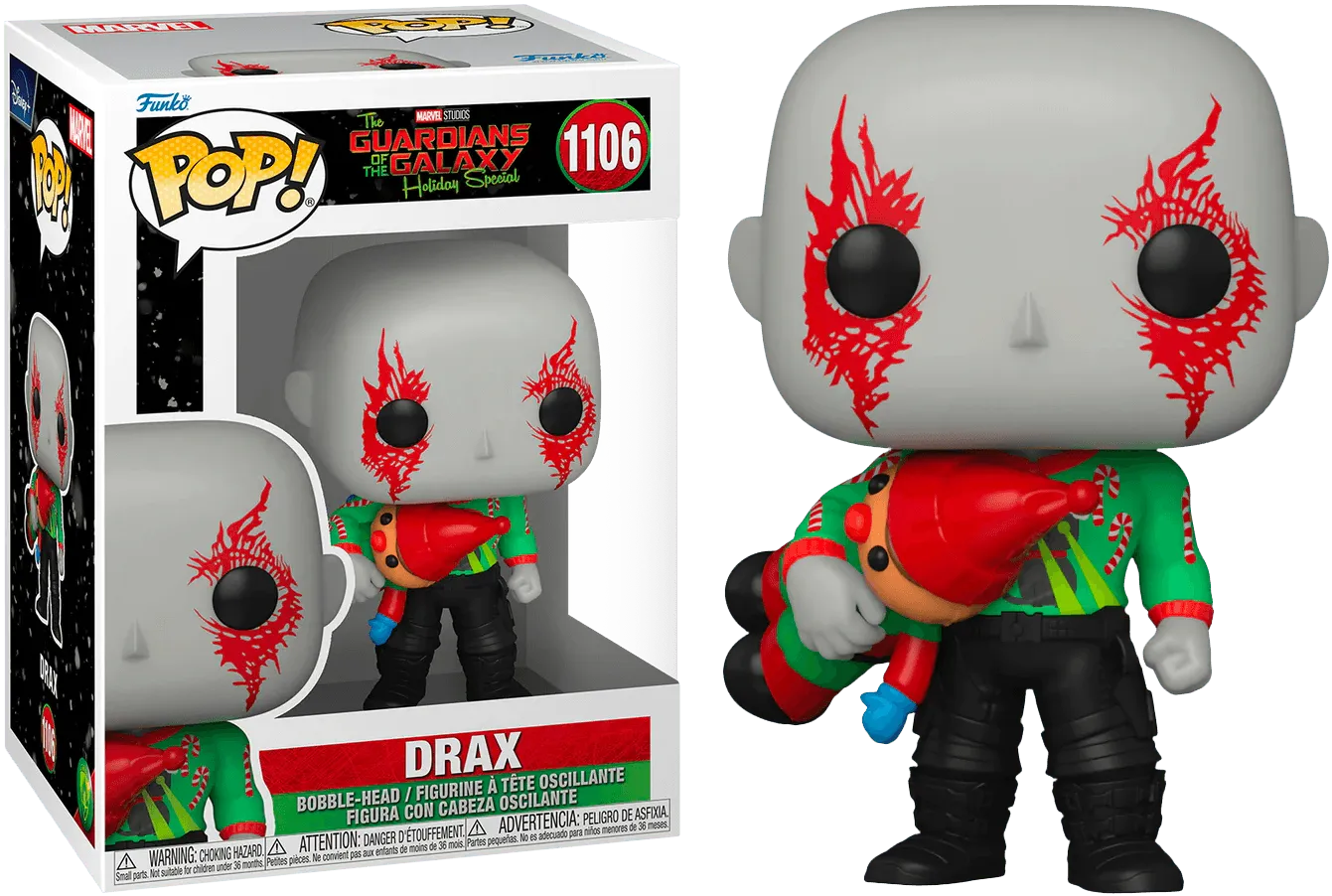 FUN64330 Guardians of the Galaxy Holiday Special - Drax Pop! Vinyl - Funko - Titan Pop Culture