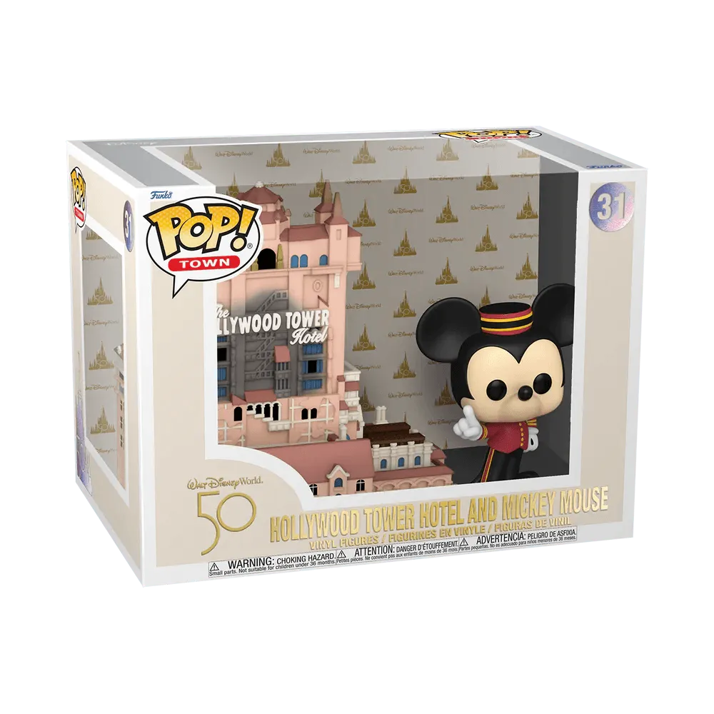 FUN64377 Disney World 50th Anniversary - Tower of Terror Pop! Town - Funko - Titan Pop Culture