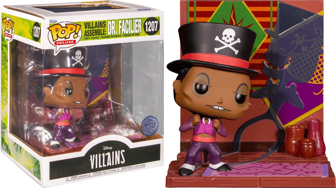 FUN64680 Disney Villains - Dr Facilier Assemble US Exclusive Pop! Vinyl Deluxe [RS] - Funko - Titan Pop Culture