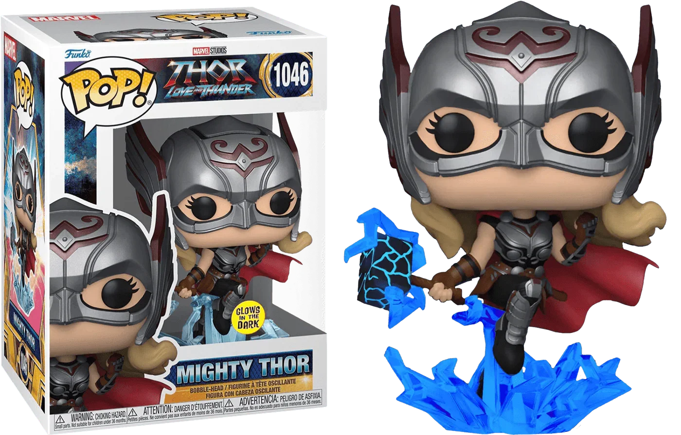 FUN64808 Thor 4: Love and Thunder - Mighty Thor Glow US Exclusive Pop! Vinyl [RS] - Funko - Titan Pop Culture