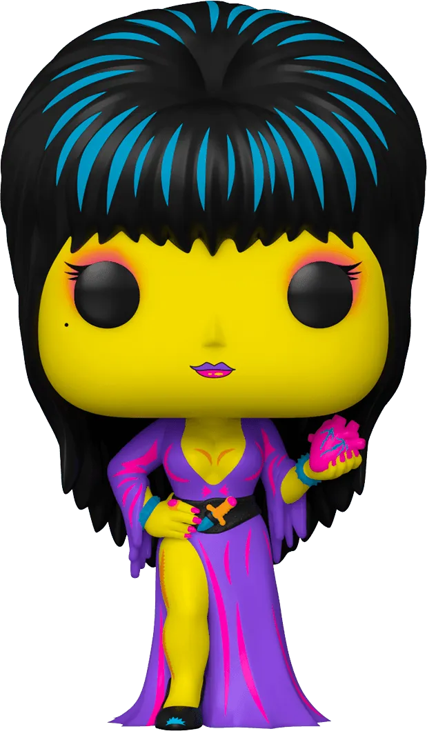 FUN64909 Elvira: Mistress of the Dark - Elvira Black Light US Exclusive Pop! Vinyl [RS] - Funko - Titan Pop Culture