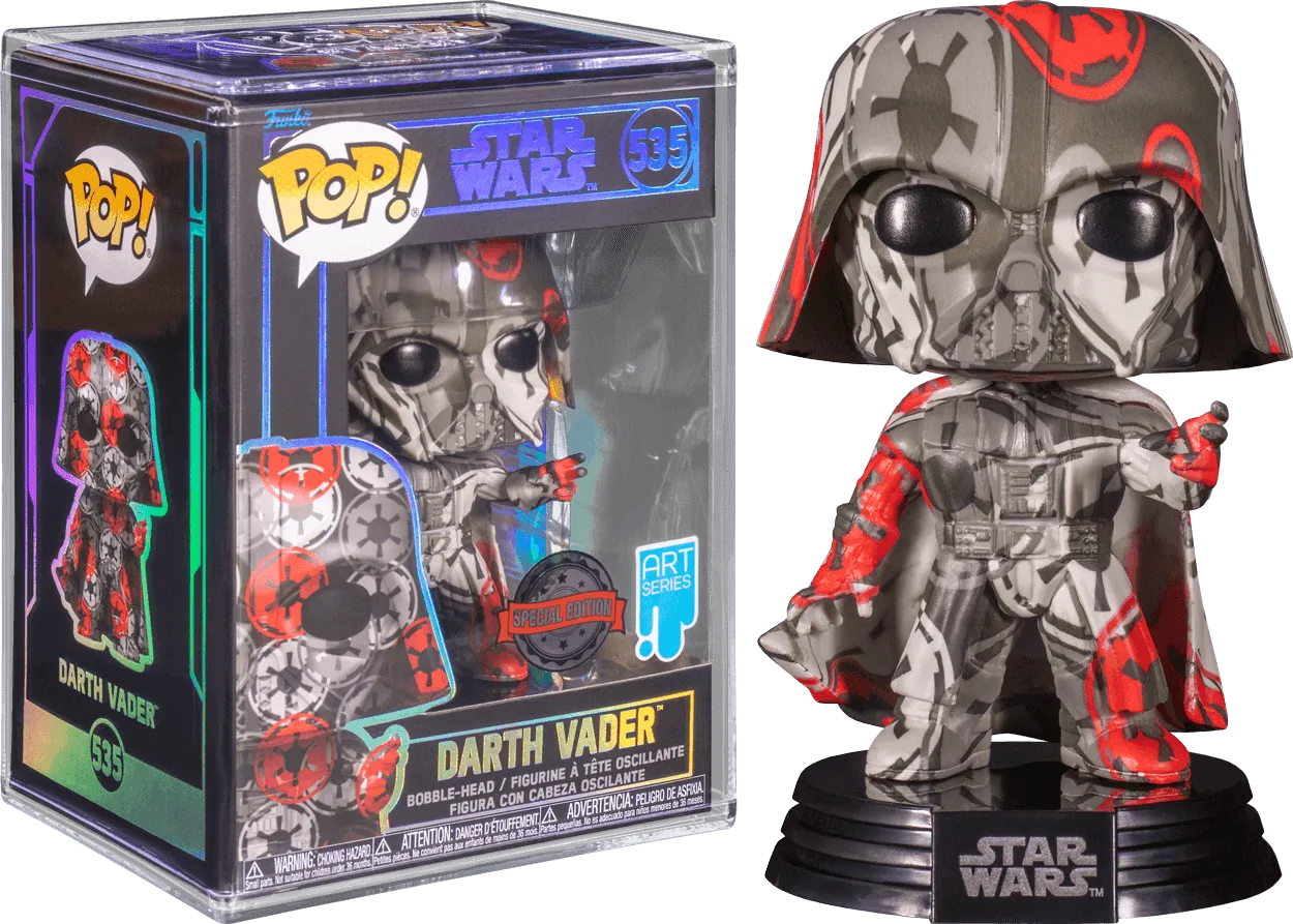 FUN65097 Star Wars - Darth Vader Galactic Empire Artist Series Pop! Vinyl with Pop! Protector - Funko - Titan Pop Culture