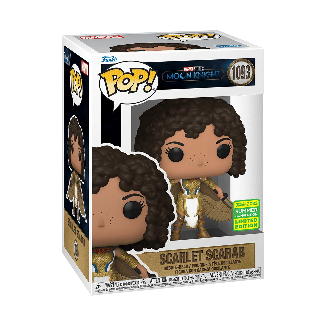 FUN65332 Moon Knight (TV) - Scarlet Scarab SDCC 2022 Exclusive Pop! Vinyl [RS] - Funko - Titan Pop Culture