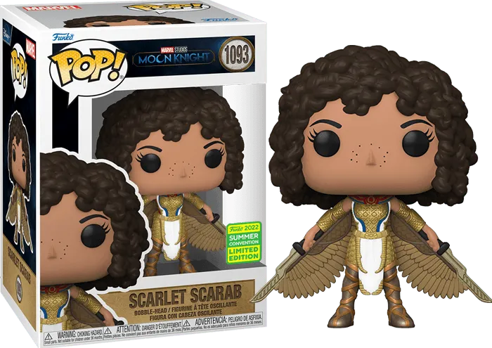 FUN65332 Moon Knight (TV) - Scarlet Scarab SDCC 2022 Exclusive Pop! Vinyl [RS] - Funko - Titan Pop Culture