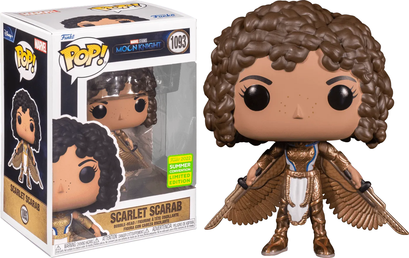 FUN65332 Moon Knight (TV) - Scarlet Scarab SDCC 2022 Exclusive Pop! Vinyl [RS] - Funko - Titan Pop Culture