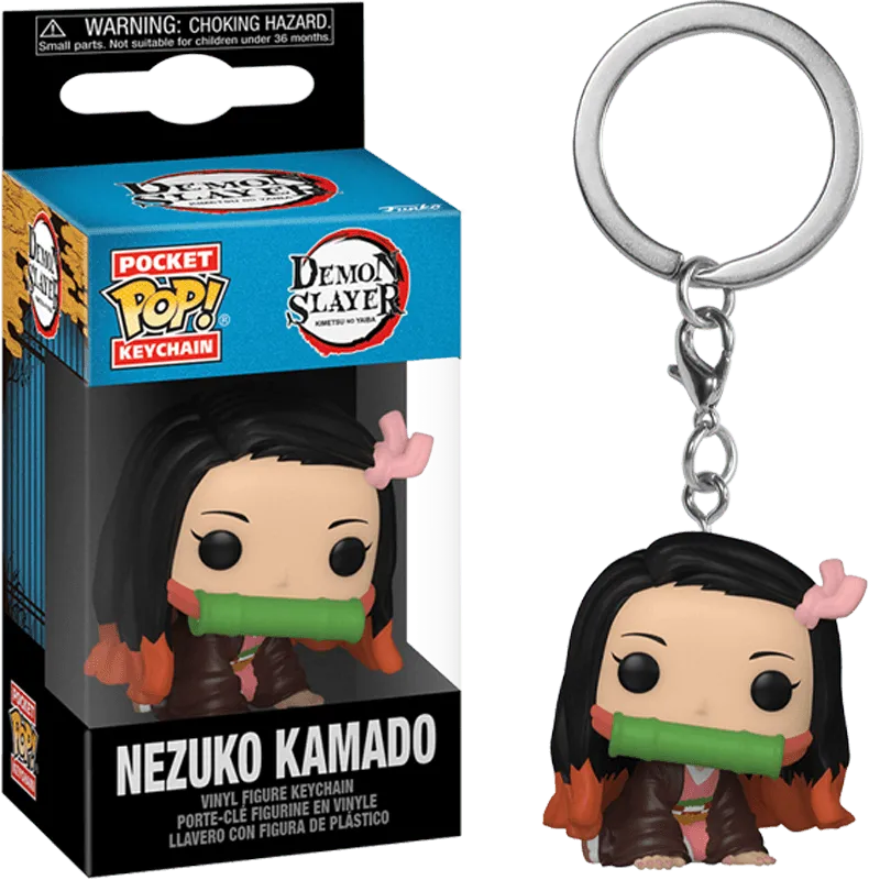 FUN65622 Demon Slayer - Nezuko Pop! Keychain - Funko - Titan Pop Culture
