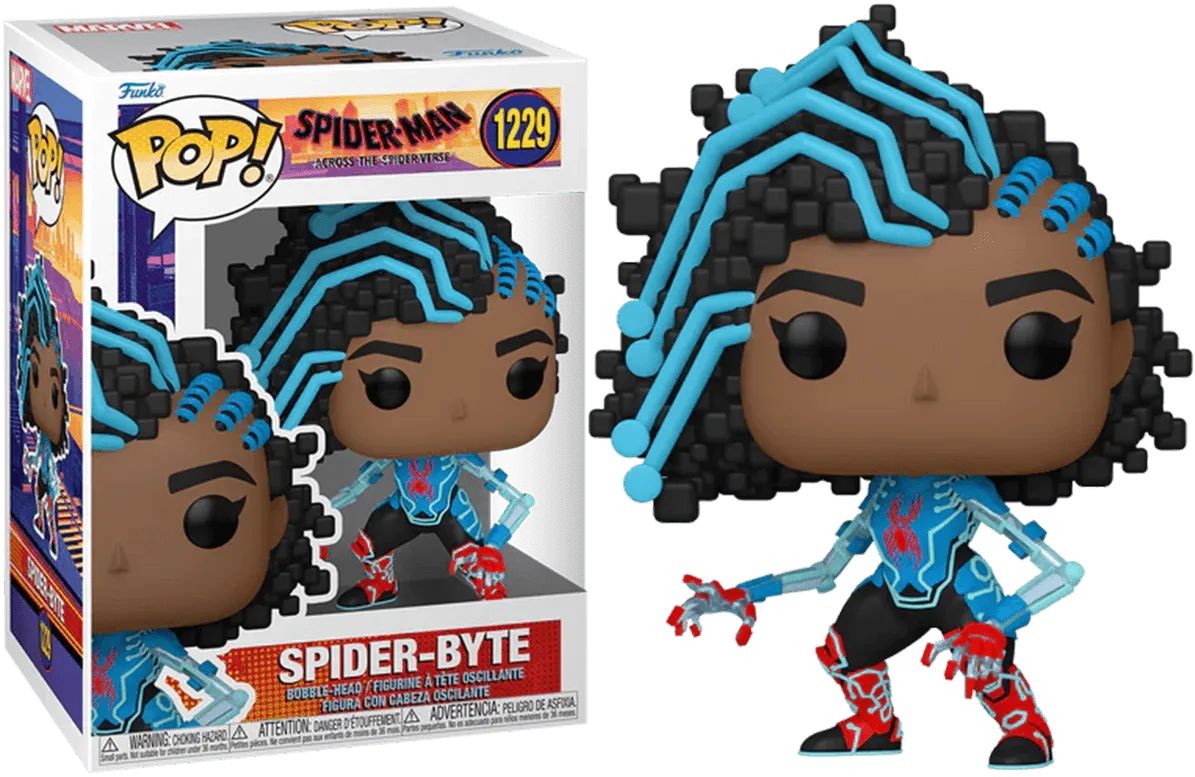 FUN65728 Spider-Man: Across the Spider-Verse - Spider-Btye Pop! Vinyl - Funko - Titan Pop Culture