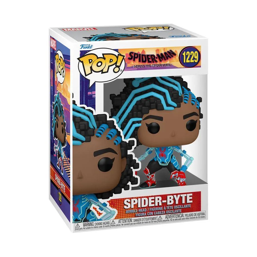 FUN65728 Spider-Man: Across the Spider-Verse - Spider-Btye Pop! Vinyl - Funko - Titan Pop Culture