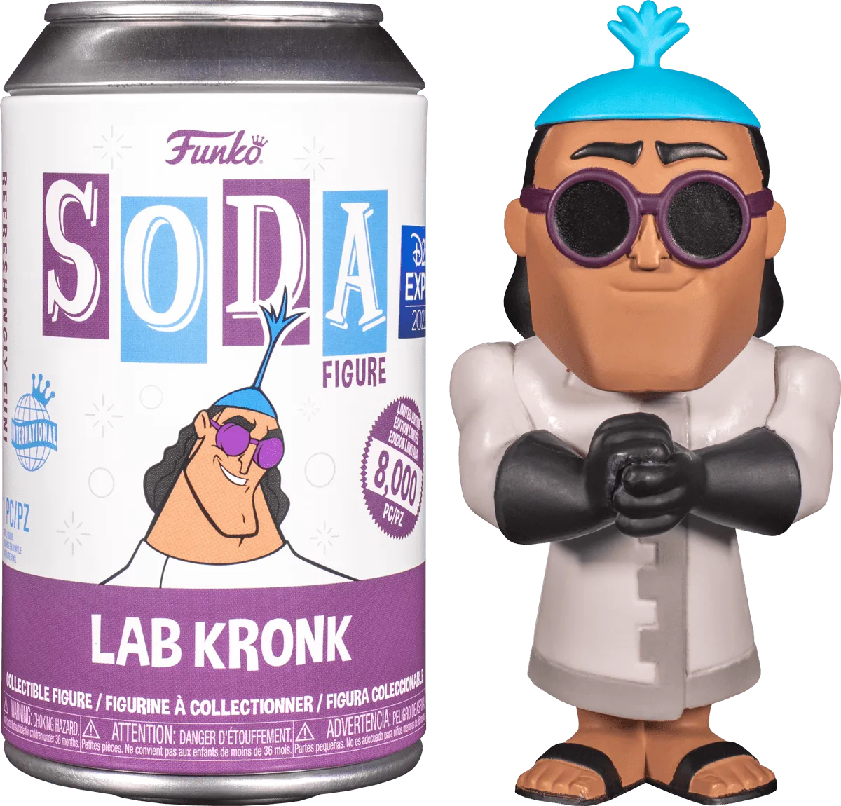 FUN66385 Emperor's New Groove - Lab Kronk (with chase) D23 US Exclusive Vinyl Soda [RS] - Funko - Titan Pop Culture