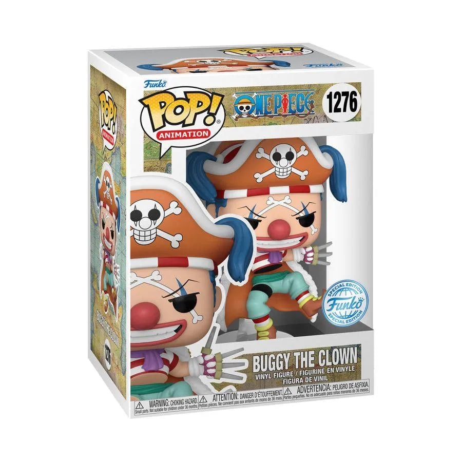 FUN66428 One Piece - Buggy the Clown US Exclusive Pop! Vinyl [RS] - Funko - Titan Pop Culture