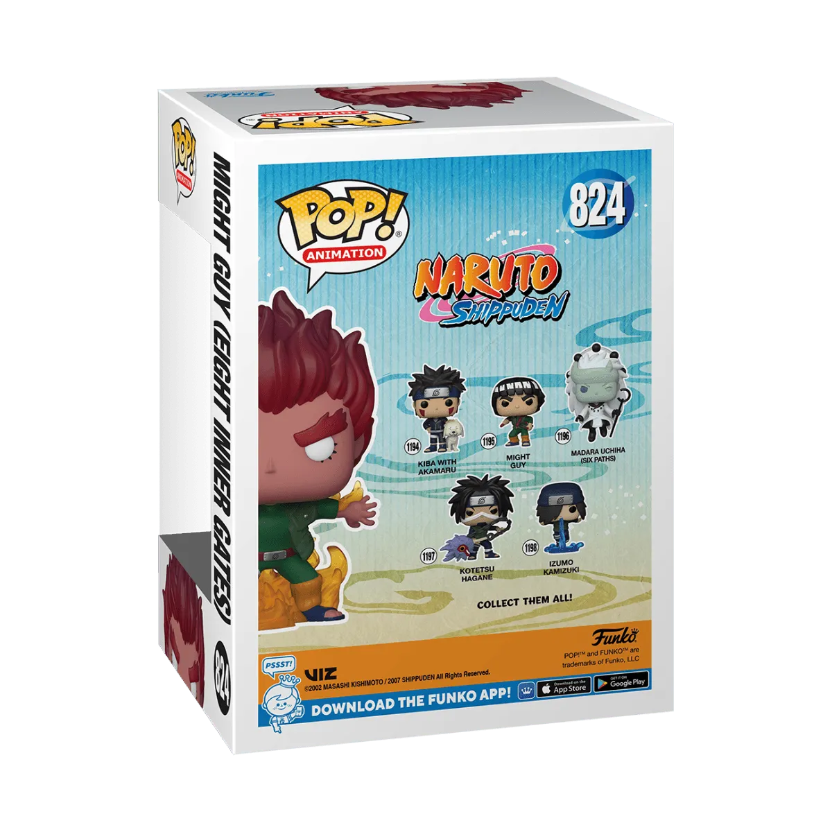 FUN66484 Naruto - Might Guy (Eight Inner Gates) US Exclusive Pop! Vinyl [RS] - Funko - Titan Pop Culture