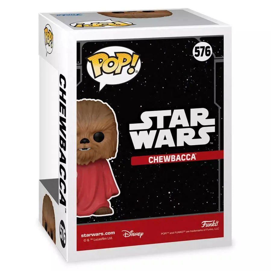 FUN66485 Star Wars - Chewbacca with Robe Flocked US Exclusive Pop! Vinyl [RS] - Funko - Titan Pop Culture