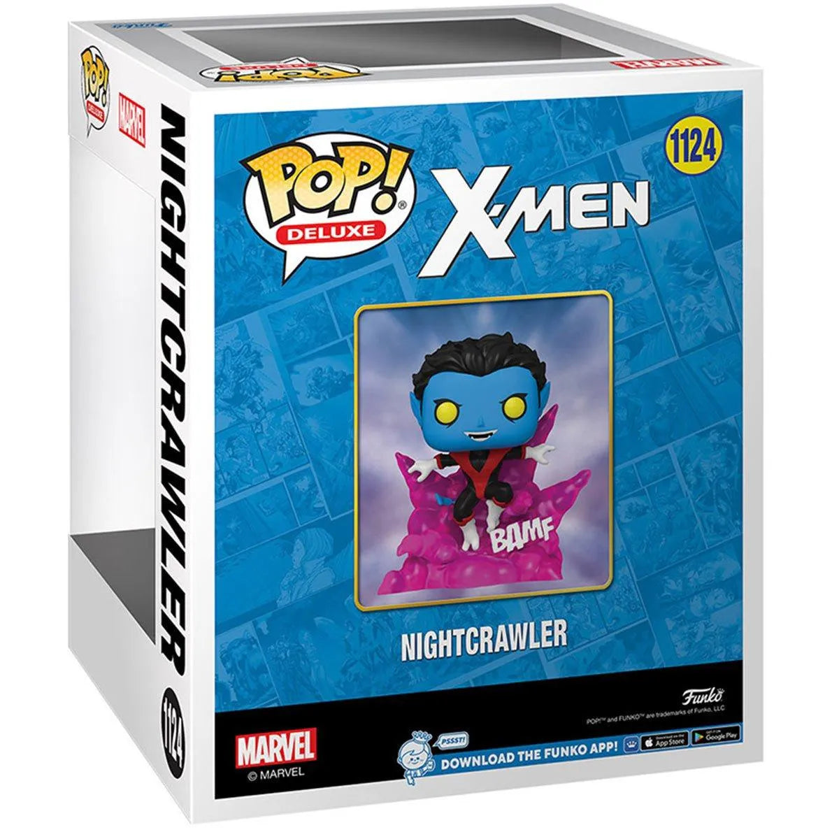 FUN66519 Marvel Comics - Nightcrawler Teleporting Glow US Exclusive Pop! Deluxe [RS] - Funko - Titan Pop Culture