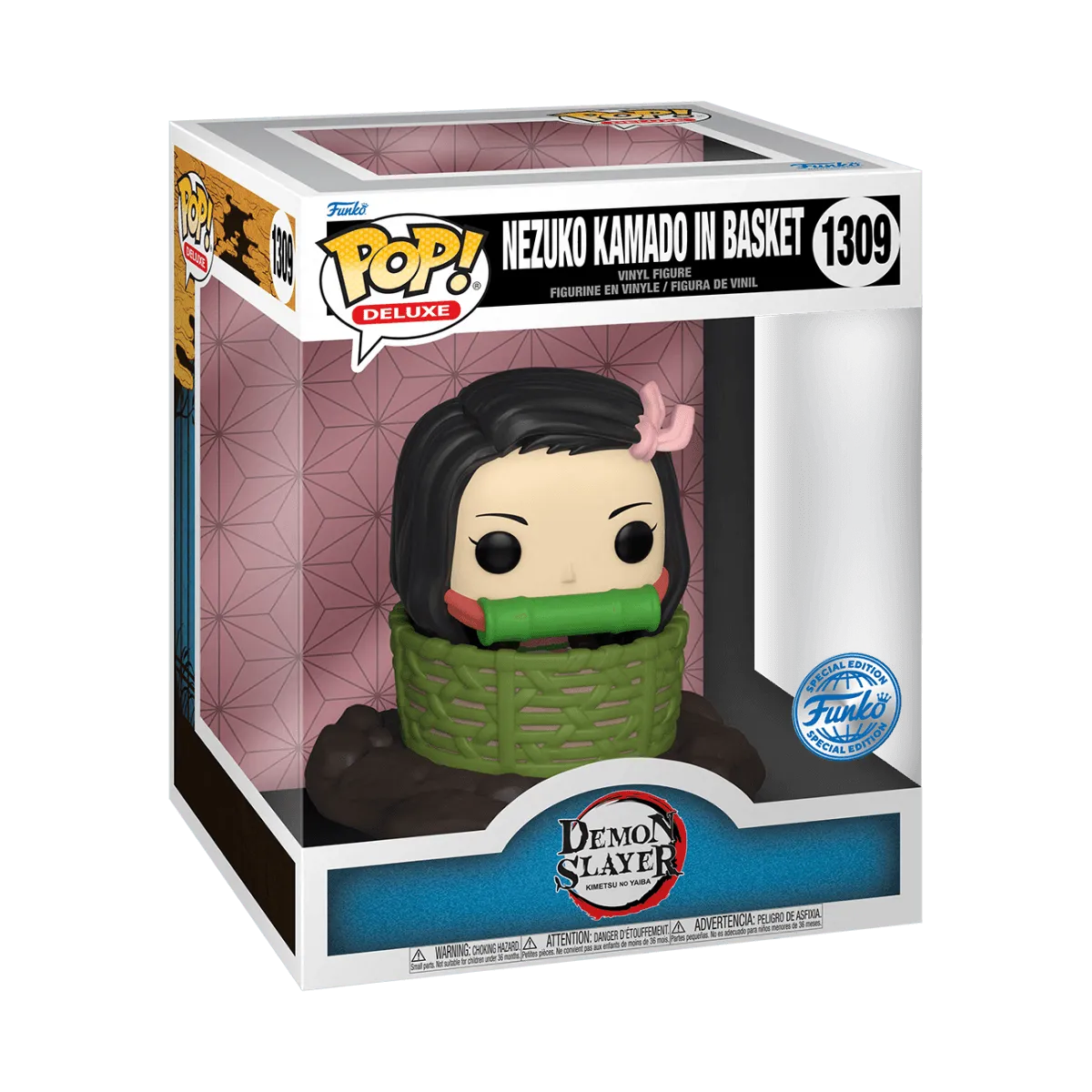 FUN66634 Demon Slayer - Nezuko in Basket US Exclusive Pop! Deluxe [RS] - Funko - Titan Pop Culture