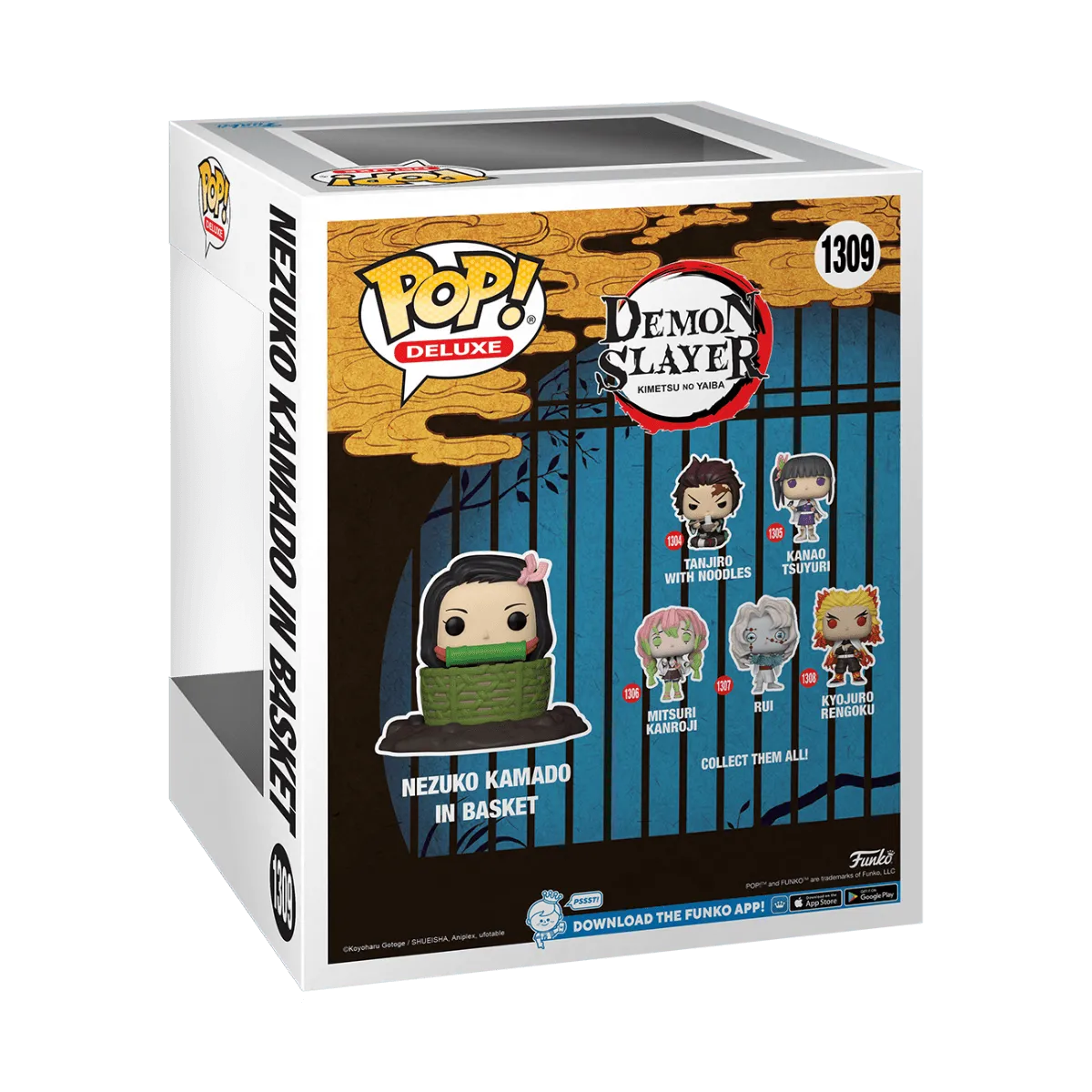 FUN66634 Demon Slayer - Nezuko in Basket US Exclusive Pop! Deluxe [RS] - Funko - Titan Pop Culture