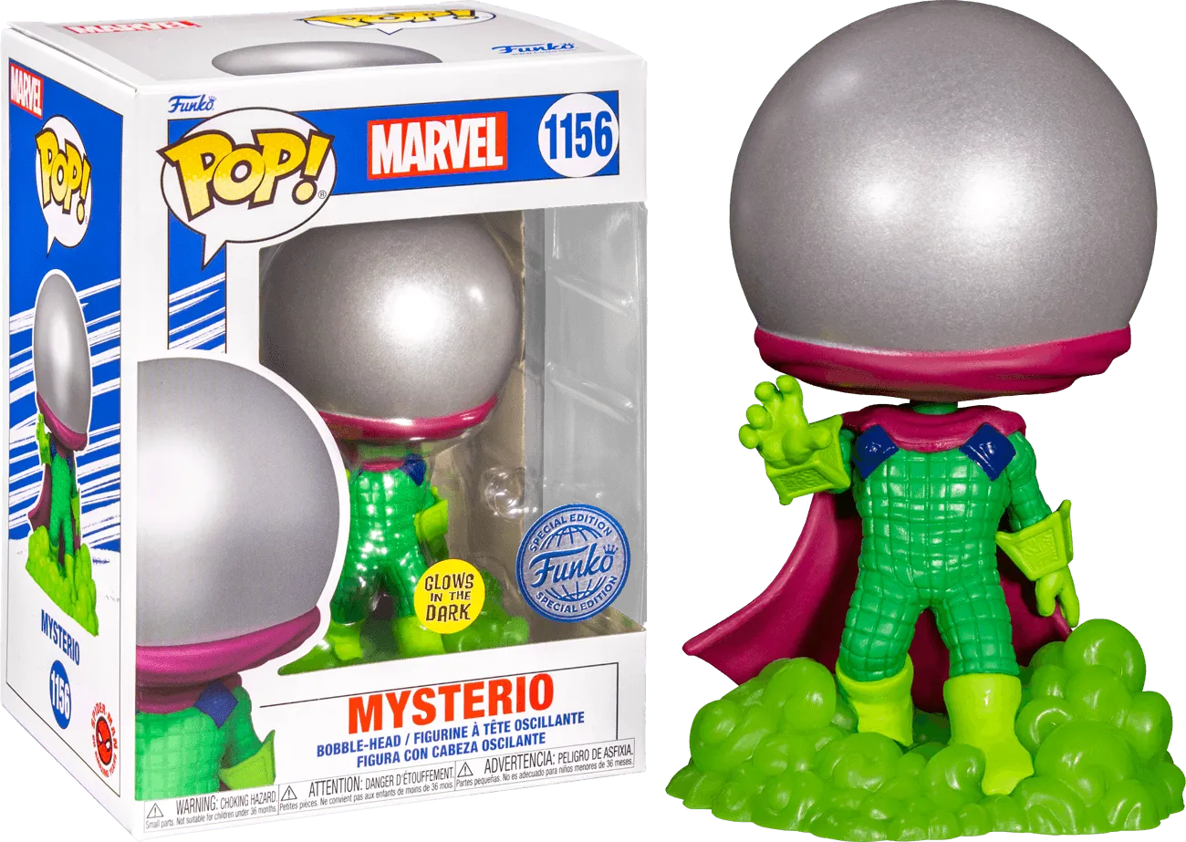 FUN66637 Marvel - Mysterio 616 Metallic Glow US Exclusive Pop! Vinyl [RS] - Funko - Titan Pop Culture