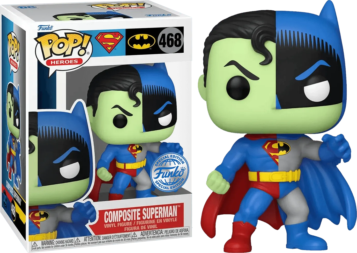 FUN66827 DC Comics - Composite Superman US Exclusive Pop! Vinyl [RS] - Funko - Titan Pop Culture