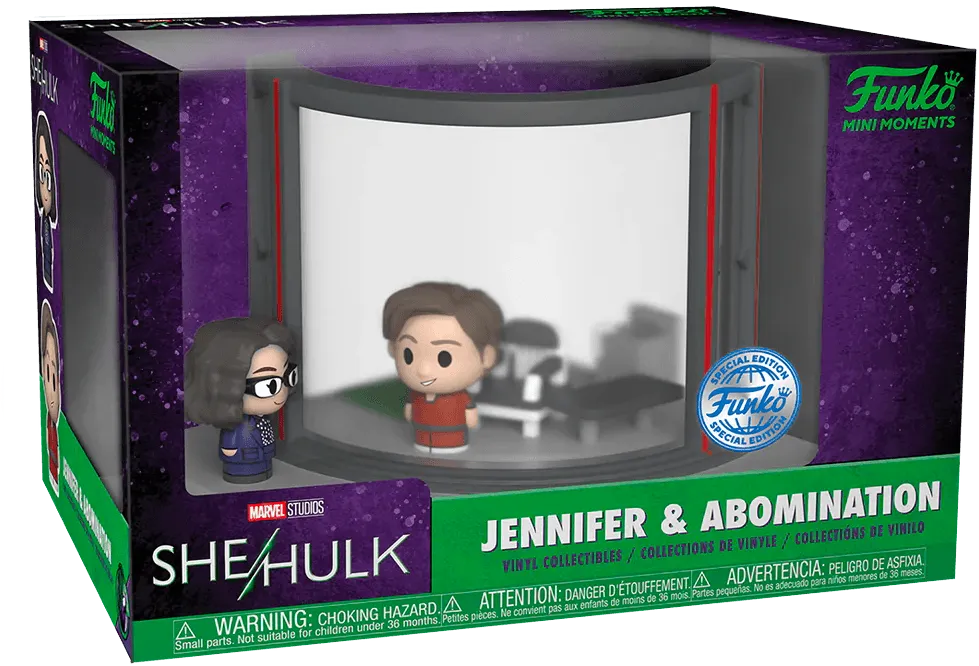 FUN66876 She-Hulk (TV) - Jennifer and Abomination Mini Moment [RS] - Funko - Titan Pop Culture