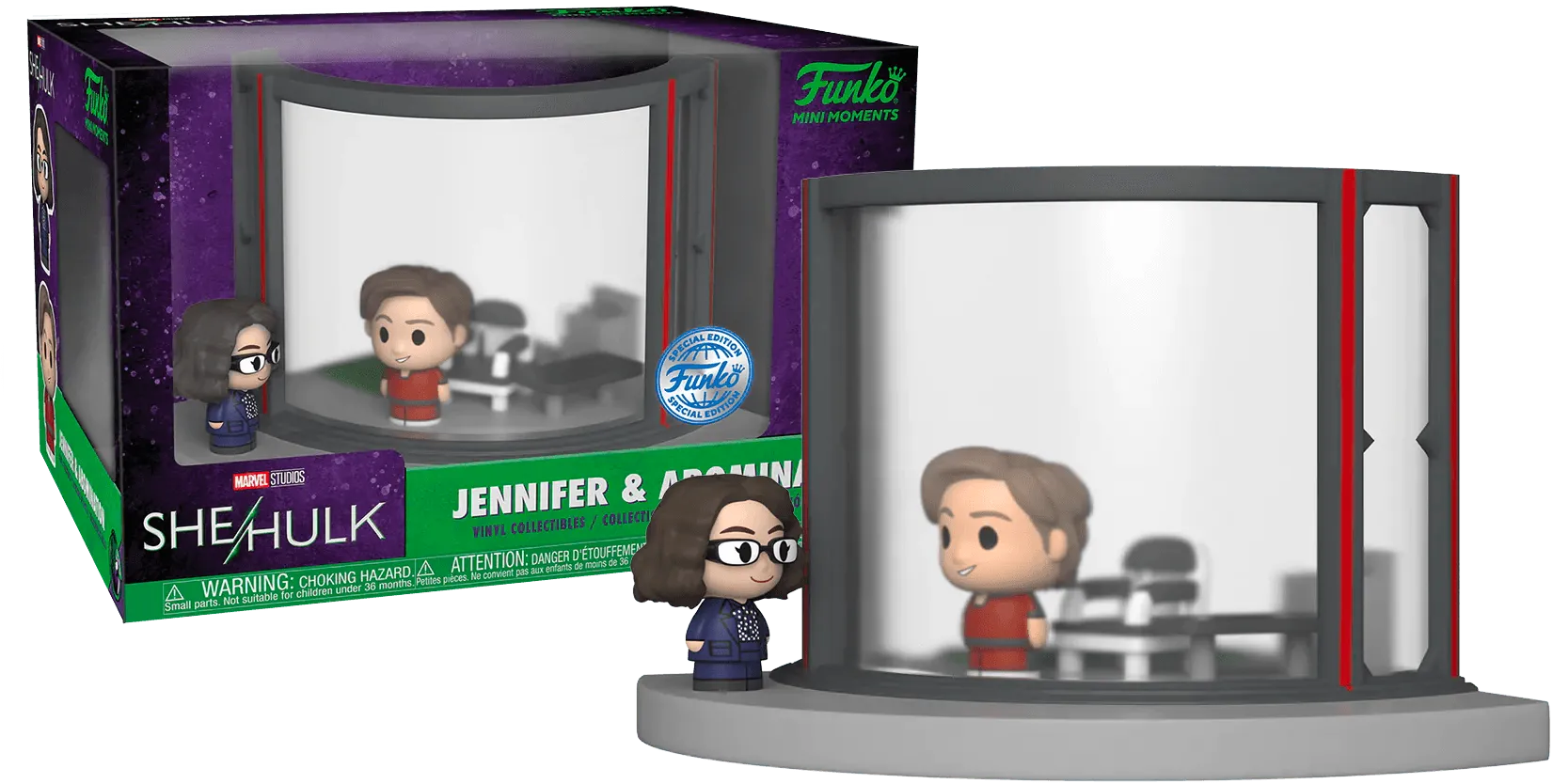 FUN66876 She-Hulk (TV) - Jennifer and Abomination Mini Moment [RS] - Funko - Titan Pop Culture