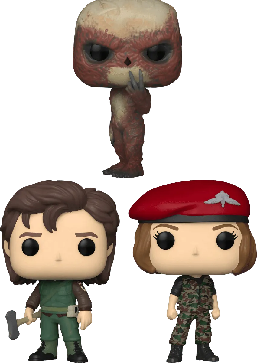 FUN66909 Stranger Things - Robin, Steve & Vecna US Exclusive Pop! 3-Pack [RS] - Funko - Titan Pop Culture