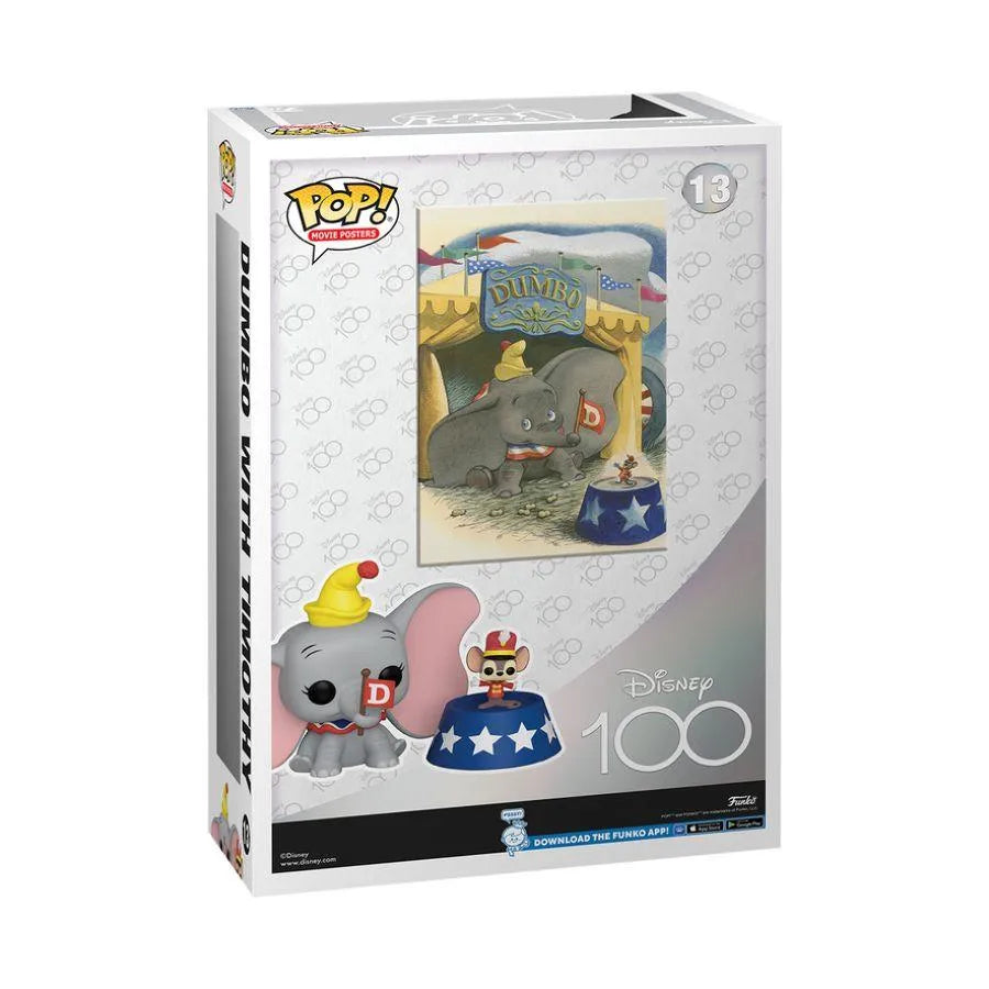 FUN67521 Disney 100th - Dumbo with Timothy Pop! Poster - Funko - Titan Pop Culture
