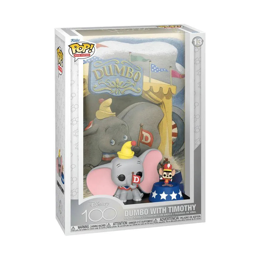 FUN67521 Disney 100th - Dumbo with Timothy Pop! Poster - Funko - Titan Pop Culture