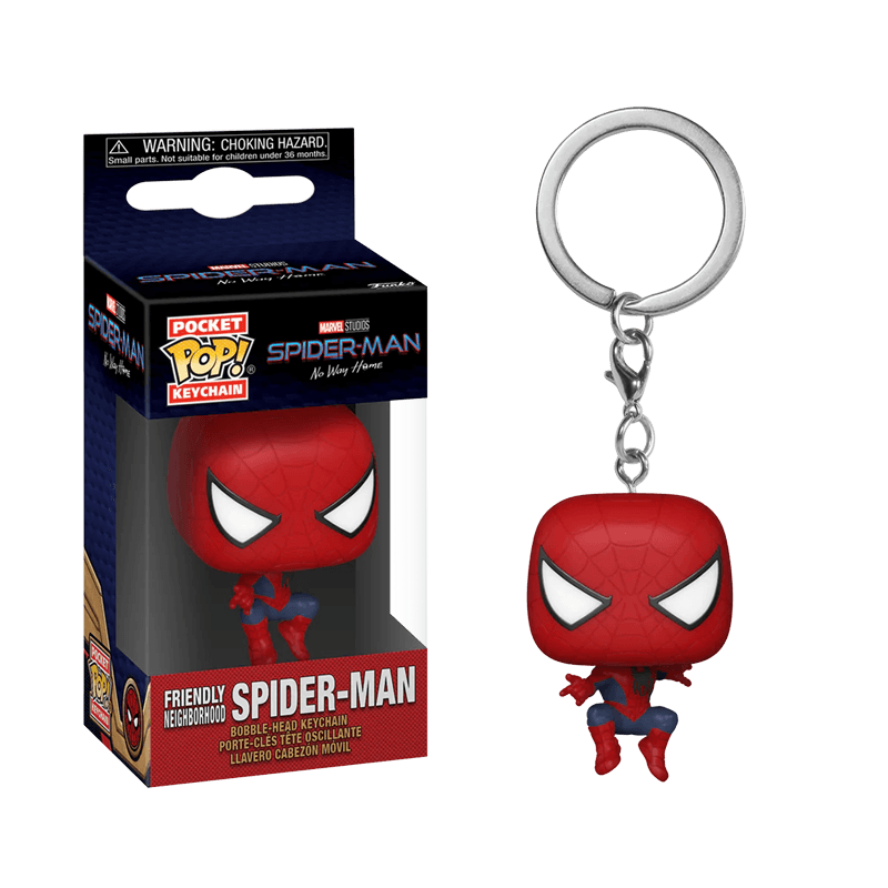 FUN67600 Spider-Man: No Way Home - Friendly Neighborhood Spider-Man Pop! Keychain - Funko - Titan Pop Culture