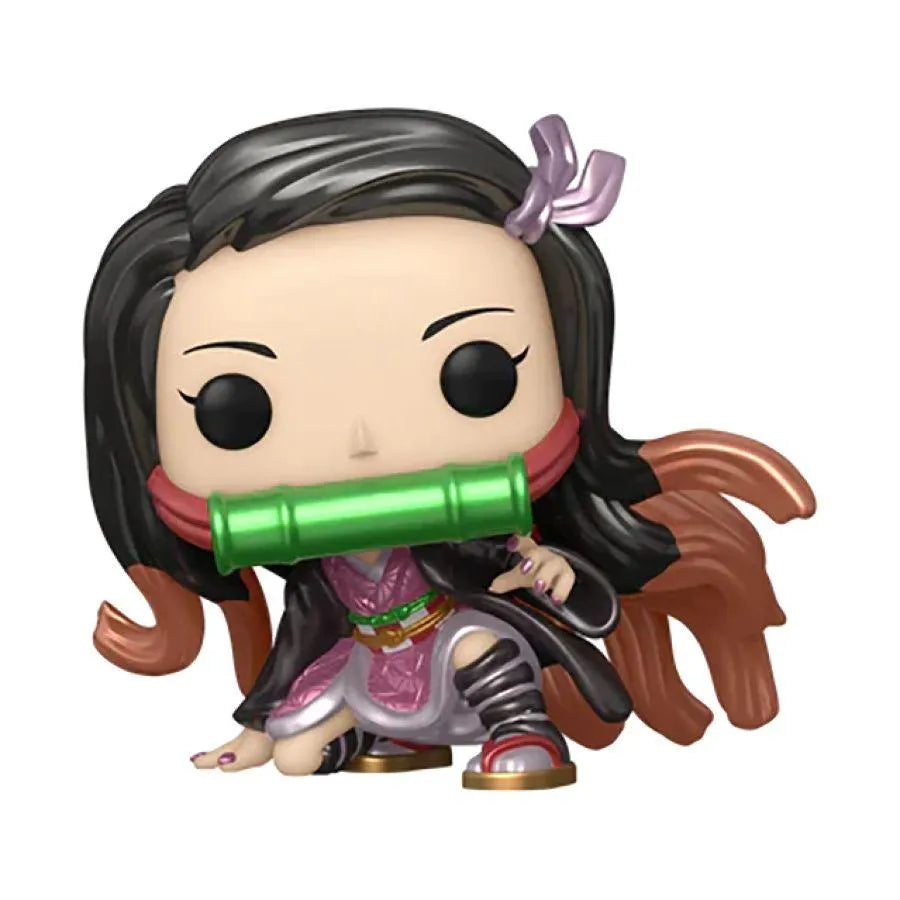 FUN68233 Demon Slayer - Nezuko Kamado Metallic US Exclusive Pop! Vinyl [RS] - Funko - Titan Pop Culture