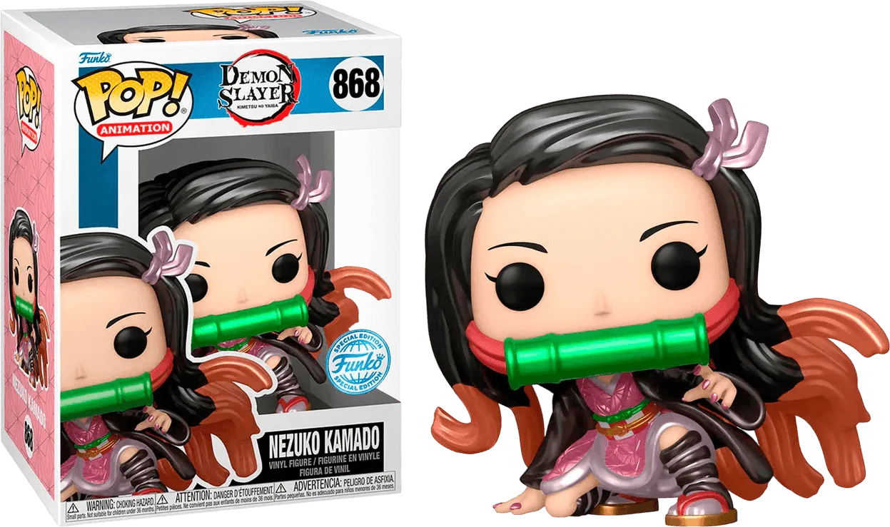 FUN68233 Demon Slayer - Nezuko Kamado Metallic US Exclusive Pop! Vinyl [RS] - Funko - Titan Pop Culture