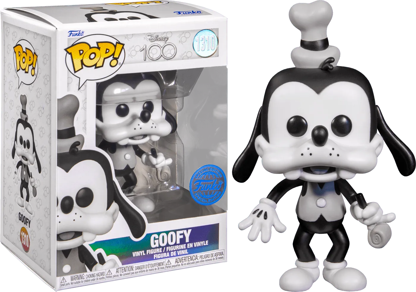 FUN68239 Disney 100th - Goofy (Vintage) US Exclusive Pop! Vinyl [RS] - Funko - Titan Pop Culture