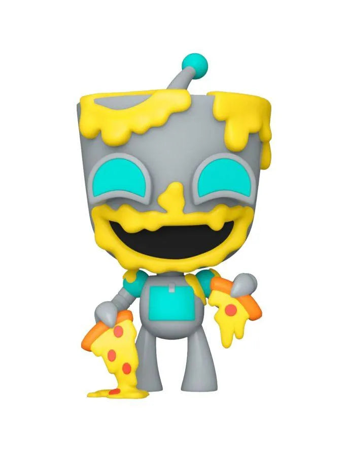 FUN68242 Invader Zim - GIR eating Pizza US Exclusive Pop! Vinyl [RS] - Funko - Titan Pop Culture