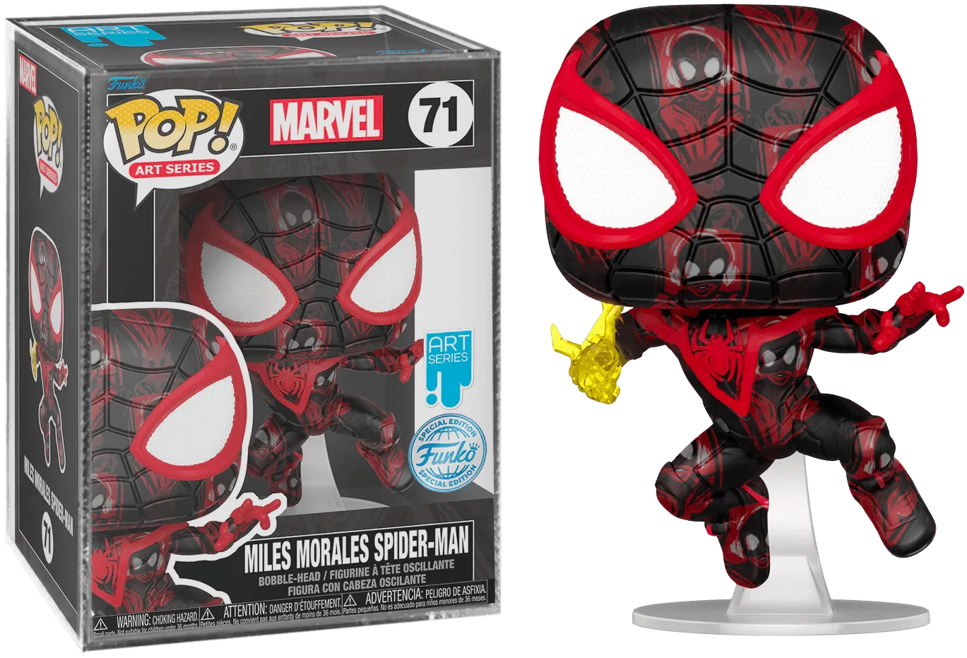 FUN68250 Marvel's Spider-Man: Miles Morales (Artist Series) US Exclusive Pop! Vinyl [RS] - Funko - Titan Pop Culture