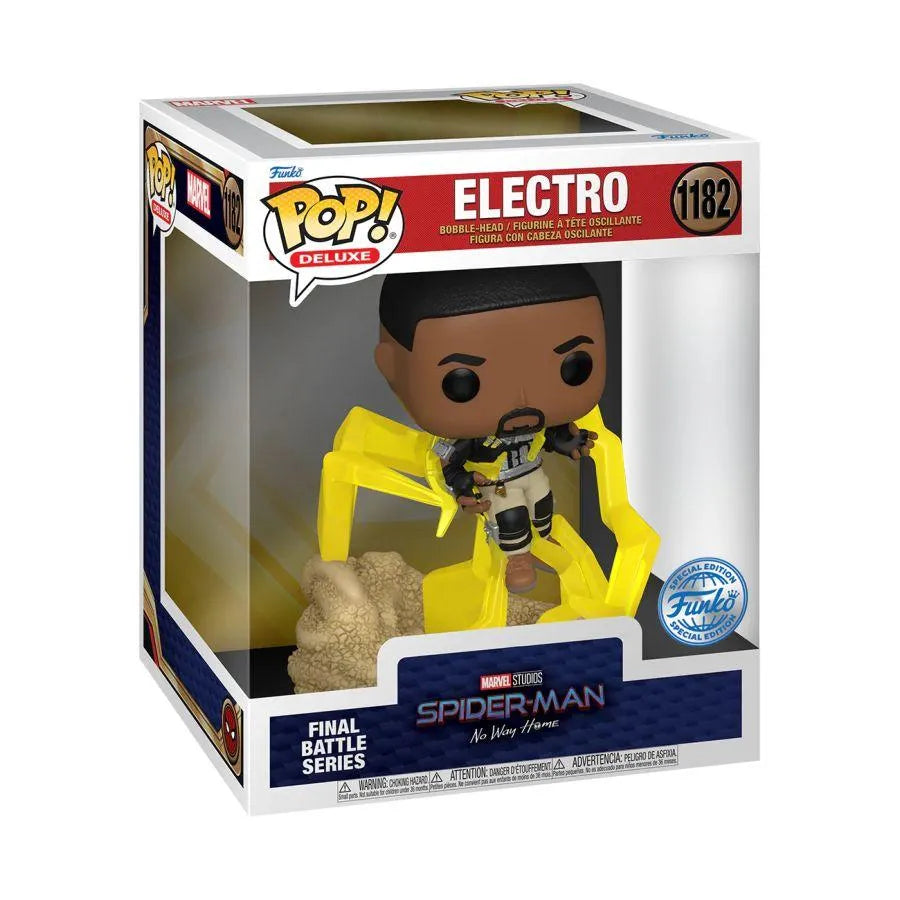 FUN68384 Spider-Man: No Way Home - Electro Build-A-Scene US Exclusive Pop! Deluxe [RS] - Funko - Titan Pop Culture