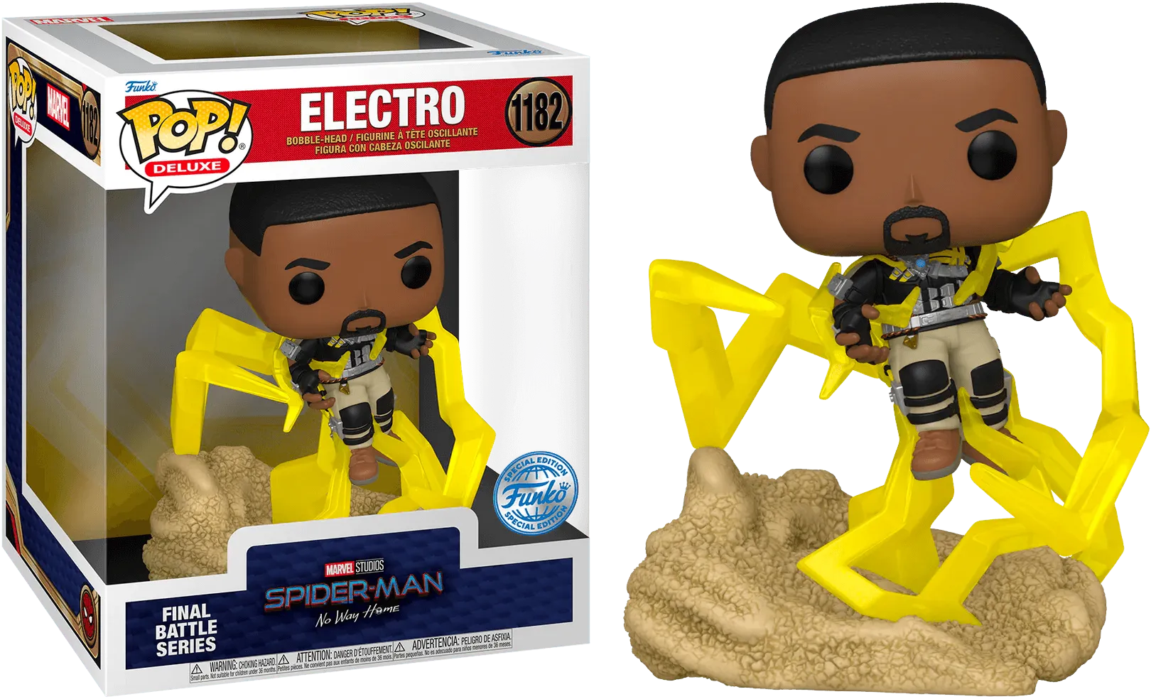 FUN68384 Spider-Man: No Way Home - Electro Build-A-Scene US Exclusive Pop! Deluxe [RS] - Funko - Titan Pop Culture