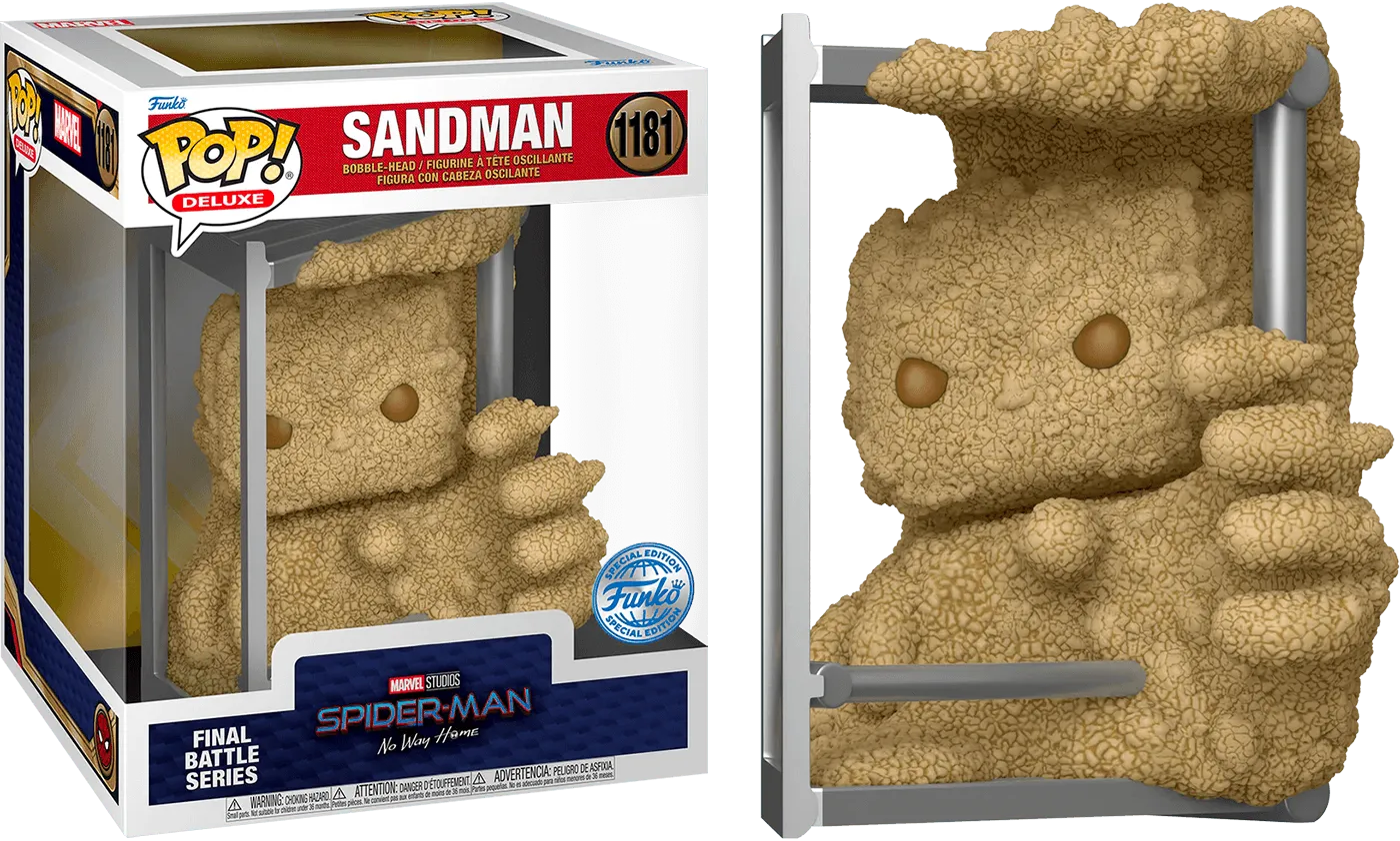 FUN68386 Spider-Man: No Way Home - Sandman Build-A-Scene US Exclusive Pop! Deluxe [RS] - Funko - Titan Pop Culture